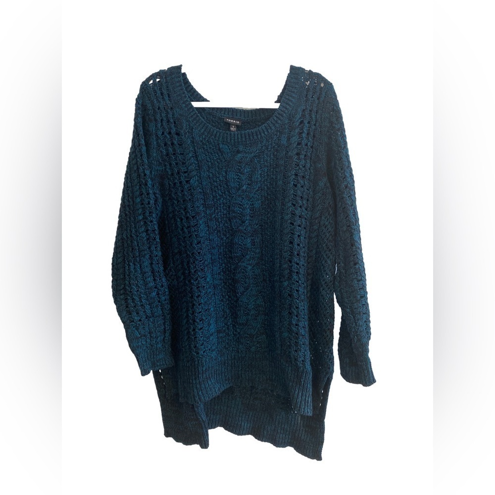 Torrid Women's Cable Knit High-Low Sweater